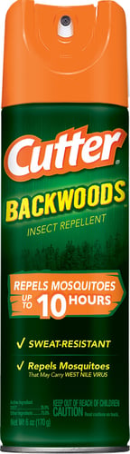Cutter HG-96280 Backwoods Insect Repellent 6oz Aerosol 25% DEET