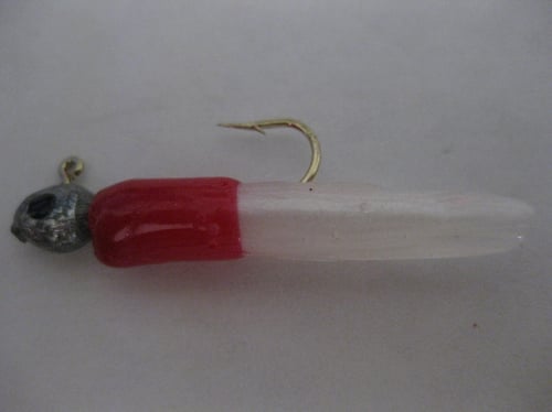 Canyon 10148 Mini Jig, 1 1/2 Inch, 1/16 oz, Red/White, 3/Pack | 042316101484