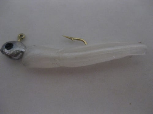 Canyon 10147 Mini Jig, 1 1/2 Inch, 1/16 oz, Pearl White, 3/Pack | 042316101477