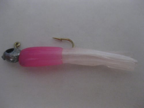 Canyon 10345 Mini Jig, 1 1/2 Inch, 1/32 oz, Pink/White, 3/Pack | 042316103457