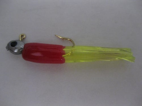 Canyon 10306 Mini Jig, 1 1/2 Inch, 1/32 oz, Red/Chartreuse, 3/Pack | 042316103068