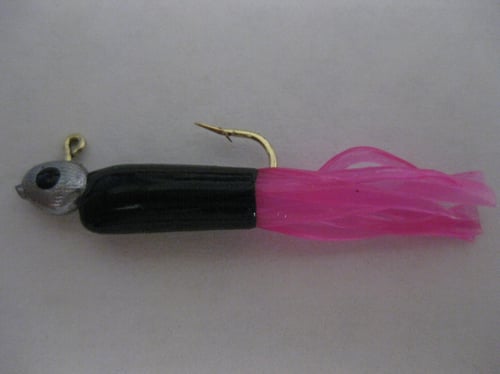 Canyon 10339 Mini Jig, 1 1/2 Inch, 1/32 oz, Black/Pink, 3/Pack | 042316103396