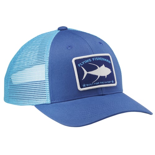 Flying Fisherman H1817 Trucker Hat Yellowfin Tuna, Royal Blue, Snap | 013578504375