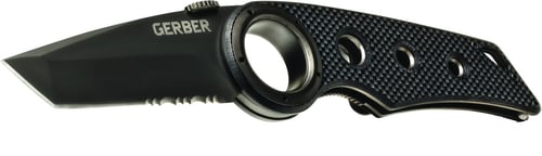 Gerber 30-000433 Remix Tactical Folding Knife, 3 Inch Tanto Partially | 013658124844