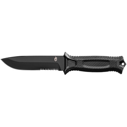Gerber 30-001060 Strong Arm Fixed Blade SE Knife 4.8 Inch Black, Serrated | 013658145290