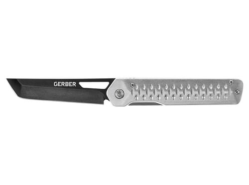 Gerber 30-001689 Ayako Silver Plain Edge Folding Knife Box | 013658159457