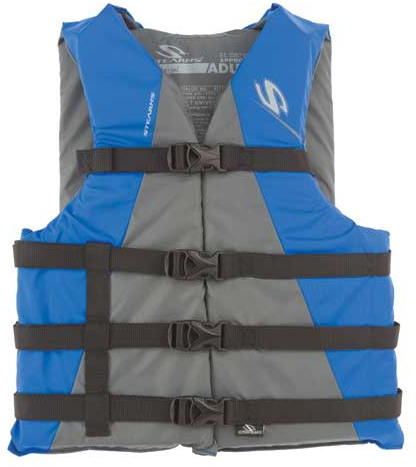 Stearns 3000001715 PFD Adult Life Vest Nylon Classic Adult OVS Blue