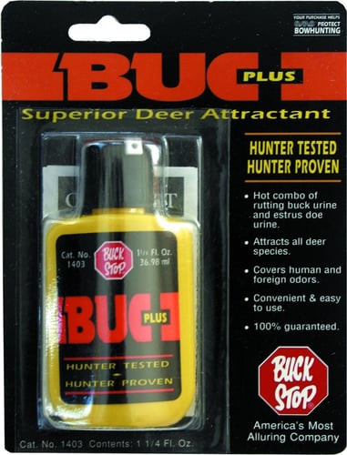 Buck Stop 1403 Buc-Plus 1-1/4oz Combo Doe/Buck Urine