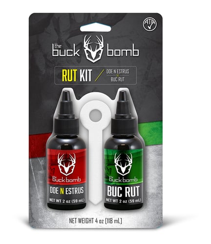 Buck Bomb 200041 Rut Kit w/2 oz Doe 'N Estrus and BucRut Scent