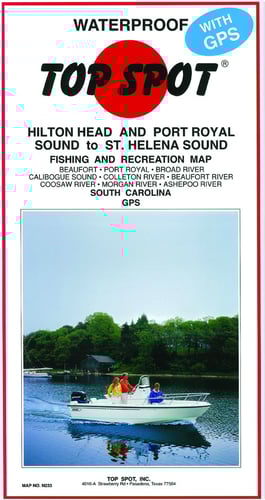 Top Spot N233 Map- Hilton Head Port Royal to St. Helena Sound-GPS | 737703002337