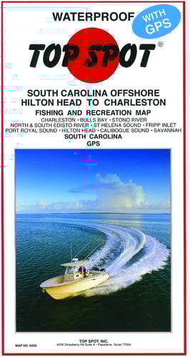 Top Spot N235 Map- South Carolina Offshore-Hilton Head to Charleston | 737703002351