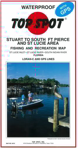 Top Spot N215 Map- Stuart Ft Pierce St Lucie Inlet To S Indian River | 737703002153
