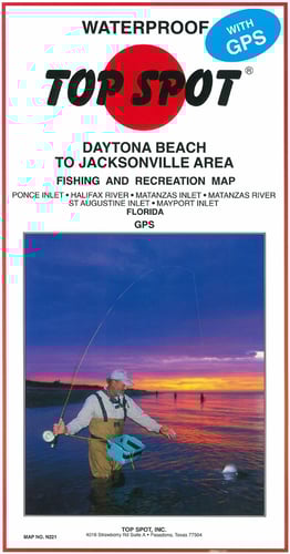 Top Spot N221 Map- Daytona Jacksonvil Ponce Inlet Mayport | 737703002214