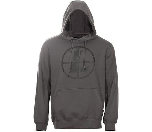 DISTRESSED RETICLE HOODIE LARGE GUNMETAL | 030317043032