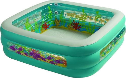 Intex 57471EP Pool Clrview Aquarium 621/2 Inchx621/2 Inchx191/2 Inch Age 3 | 078257314553