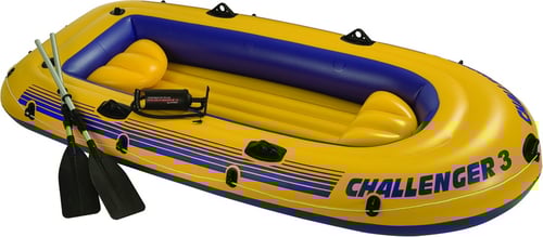 Intex 68370EP 68370E Boat Challenger 3Set 116 Inchx54 Inch Oars Pump | 078257314898