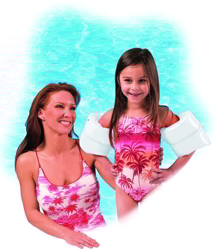 Intex 59640EP Arm Bands 7-1/2 Inchx7-1/2 Inch Age 3-6 Orange | 078257313266