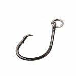 Hayabusa EX6002/0 Ringed Circle Hook, Black Nickel 2/0  6pc | 724343940396