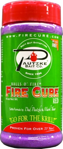Pautzke P16FC/RED Fire Cure 16oz Red Egg Cure