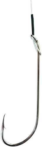 Eagle Claw 420NWH1 Nylawire Snelled Hook, Size 1, 2X Long Shank | 047708008419