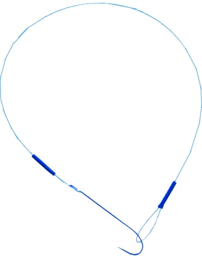 Eagle Claw 420NWH4 Nylawire Snelled Hook, Size 4, 2X Long Shank | 047708008433