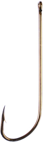 Eagle Claw 0721 Long Shank Hook Size 1, Forged, 2X Long Plain Shank | 047708023016