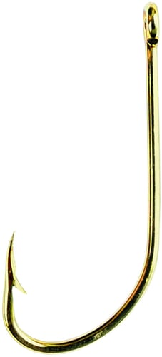 Eagle Claw 089AH-2 Plain Shank Offset Hook, Size 2, Curved Point