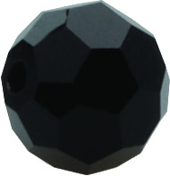 LAZER BLACK FACETED GLASS BEADS-8MM Finish  Units Hooks Per Retail 20 sp2023-ms | 047708739030