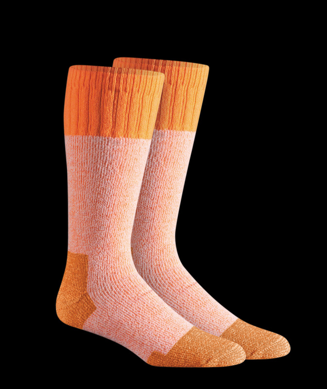 Fox River 7586 LG 04200 ORANGE Outlander HW Sock, Mid-Calf, Pair