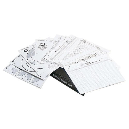 HANDLOADERS LOGHandloaders Log 3-Ring, Vinyl Pocket Binder, Five Sets of Data Sheets, Four Setsof Targets Data sheets include the original MTM log sheet, bench rest shooting log, standard shooting data sheet, shotshell loading data sheet and firearms inlog, standard shooting data sheet, shotshell loading data sheet and firearms inventoryventory | 026057361130