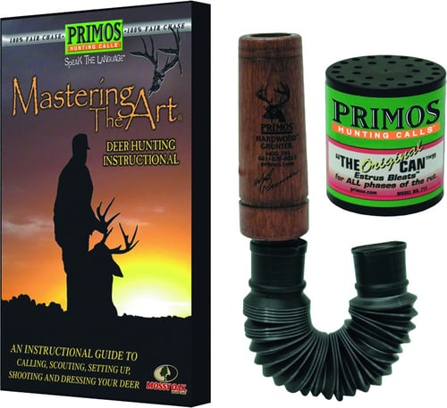 Primos 00747 Deer Calling Pack Mastering The Art-Deer DVD Hardwood | 010135007478