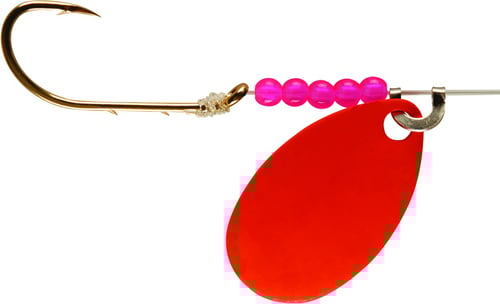 Little Joe LR775 Walleye Spinner Flo Red Strip Cd | 025787053049