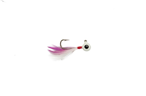 Lindy LN011 Little Nipper Jig, 1/16 oz, Pink/Glow, 2 Pack