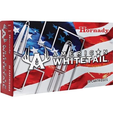 Hornady 8161 American Whitetail Rifle Ammo 6MM Rem, 100 Gr