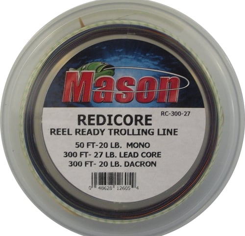 Mason RC-300-27 Redicore Trolling Line 27lb 300 Ft Lead Core