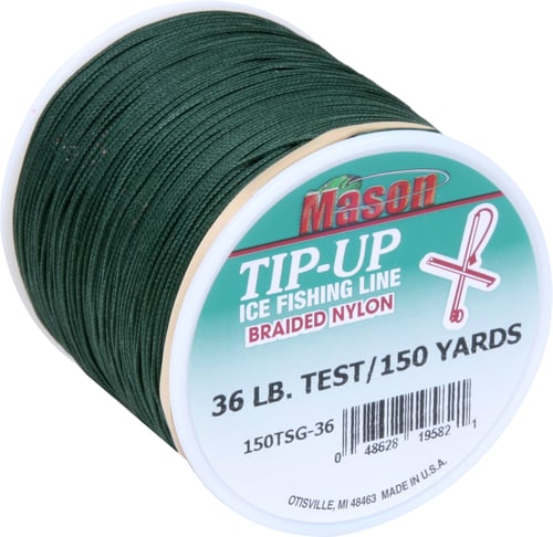 Mason 150TSG-36 Braided Nylon Tip-Up/Squidding Line 36Lb 150Yds