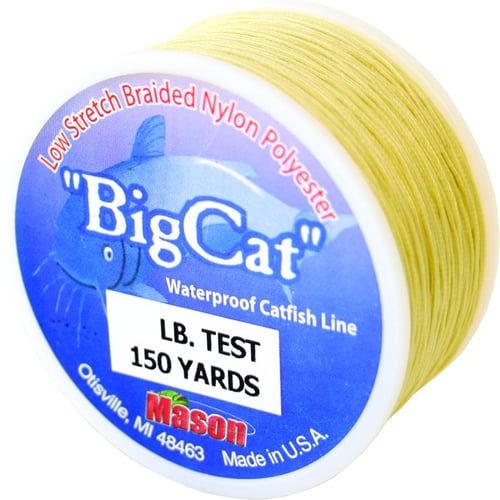 Mason C45 BigCat Braided Nylon Catfish Line 45lb 150yd | 048628113443