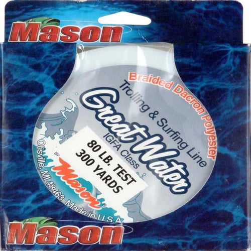 Mason 3DT80 Green Dot Dacron 300Yds 80Lb. | 048628090256