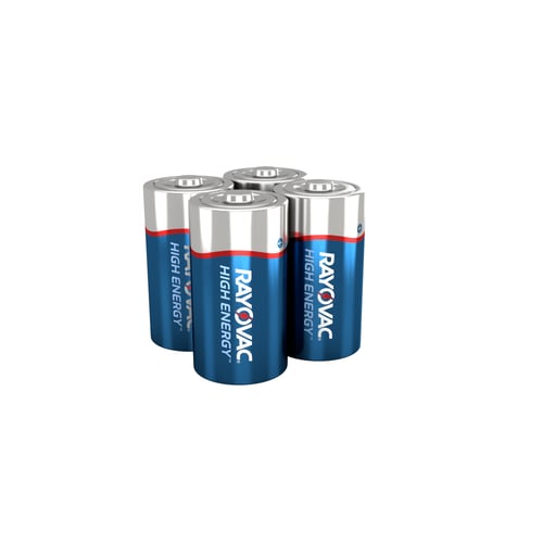Rayovac 813-4TJ High Energy Alkaline D Batteries 4-Pack