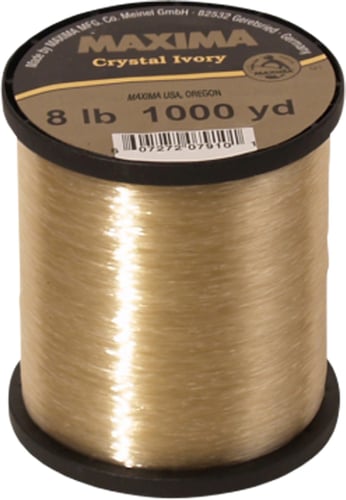 Maxima MQP 12 Crystal Ivory Mono Line Guide Spool 12lb 1176yd