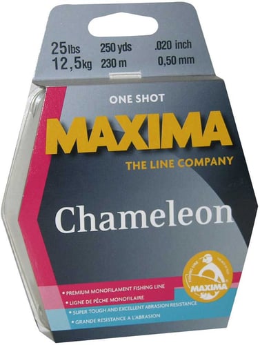 Maxima MOC20 Chameleon Mono Line 1Shot Spool 20lb 250yd | 607272001348