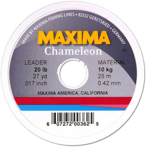 Maxima MLC25 Chameleon Leader Wheel 25lb 27yd | 607272003649
