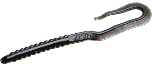 Zoom 001001 UTale Worm, 6 3/4 Inch 20Pk, Black  Red Glitter | 751981001011