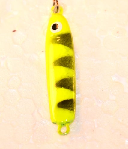 Nils USA HAL25AYF HALI 25 1 1/4 Inch 3/16oz Glow Chartreuse Tiger | 642505130228