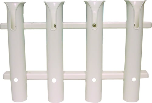 Taco P03064W Delux Rod Holder/ Tackle Rack 4Rod Wht Poly | 045038543440