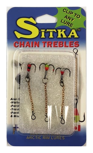 Sitka ASTT10 Sitka Treble Chain Hooks 3 Pk Size 10 | 084062054294
