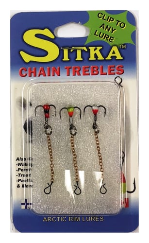 Sitka ASTT12 Sitka Treble Chain Hooks 3 Pk Size 12 | 084062054300