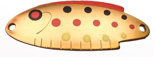 Thomas T102G Buoyant Wobbler Casting/Trolling Spoon, 1 3/4 Inch, 1/4 | 013921110116