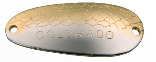 Thomas X702-NG Colorado Wobbler Spoon, 1 1/4 Inch, 1/6 oz, Nickel/Gold | 013921720414
