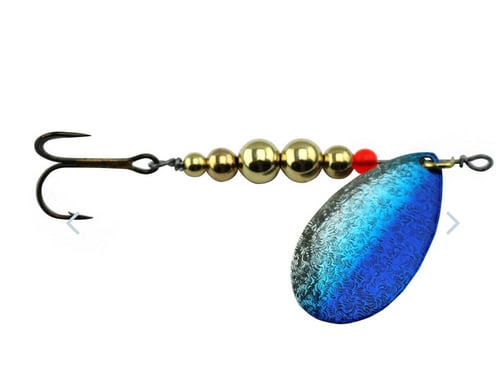 Thomas S501SB Special Spinn In-Line Spinner, 1 Inch, 1/10 oz, Nickel/Blue | 013921510718